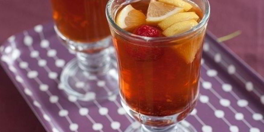 Рецепт имбирного чая с клубникой