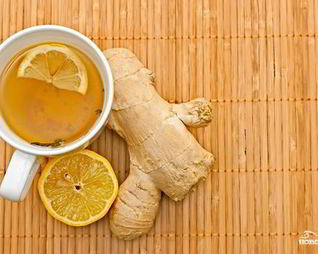 Имбирный чай с лимоном