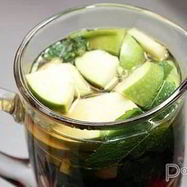 Рецепт Холодного чая с яблоком и мятой