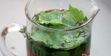 холодный чай с яблоком и мятой