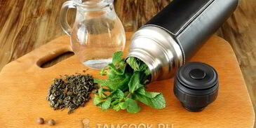 клюквенный чай