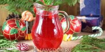 клюквенный чай