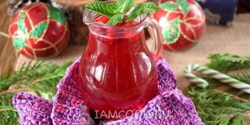 клюквенный чай