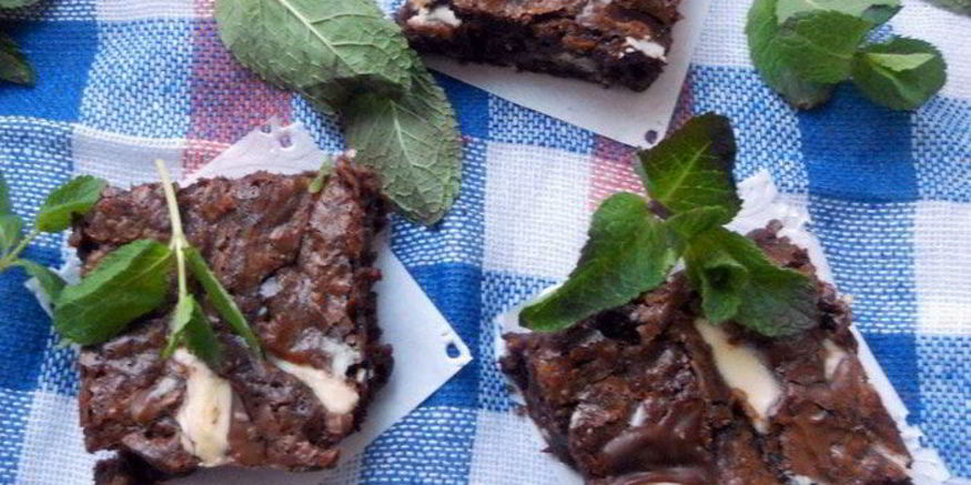 Рецепт мятного и чрезвычайно шоколадный брауни