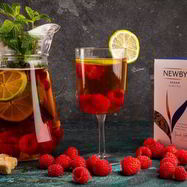 Рецепт Освежающего чая с малиной