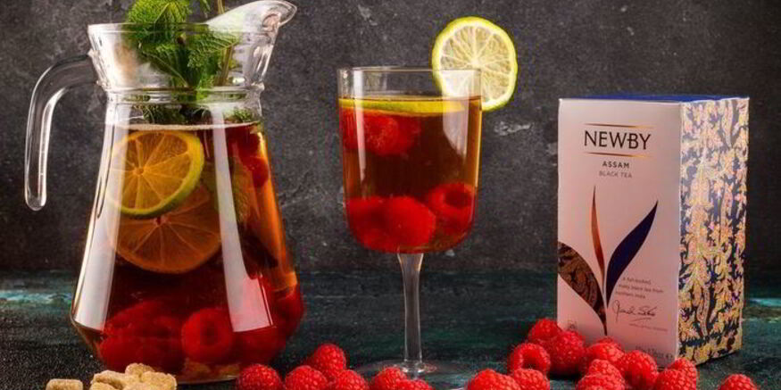 Рецепт освежающего чая с малиной