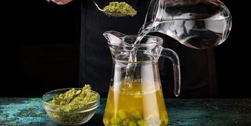 витаминный чай с киви и мятным сахаром