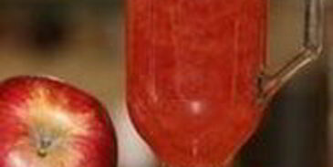 яблочно-смородиновый чай с медом и корицей