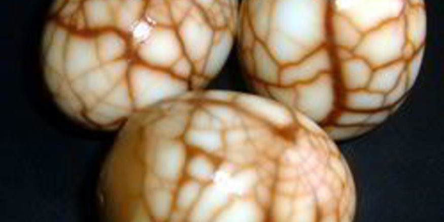 Рецепт яиц с чайной сеточкой по-китайски