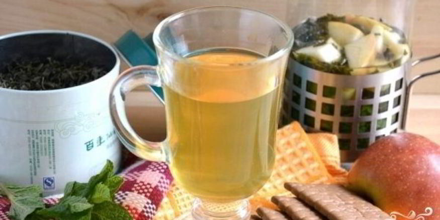 Рецепт зеленого чая с ромашкой