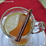 Рецепт Горячего яблочного напитка со специями и сливочным маслом