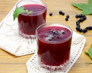 Кисель из черной смородины