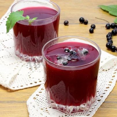Кисель из черной смородины
