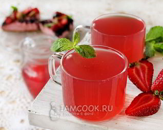 Кисель из клубники