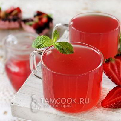 Кисель из клубники