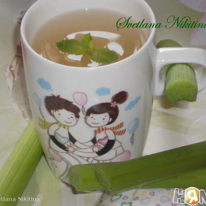 Кисель из ревеня