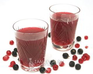 Кисель из замороженных ягод