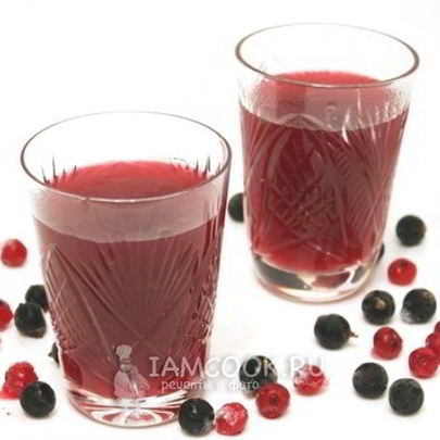 Кисель из замороженных ягод