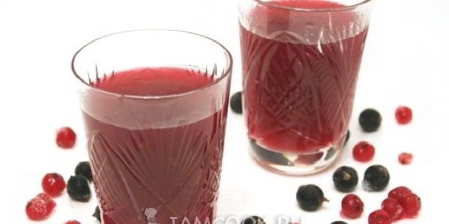 Рецепт киселя из замороженных ягод