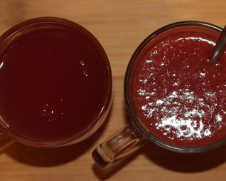 Клубничный кисель