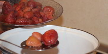 клубничный кисель