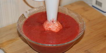 клубничный кисель