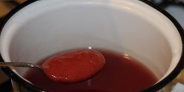 клубничный кисель