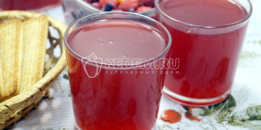 Рецепт ягодного киселя