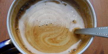 черничный кофе