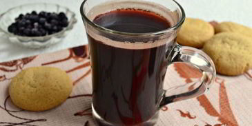 черничный кофе