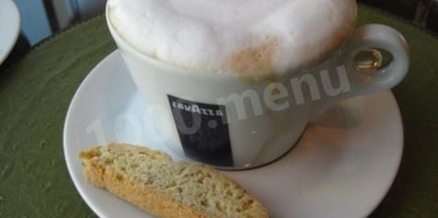 Рецепт кофе латте малинового трюфеля