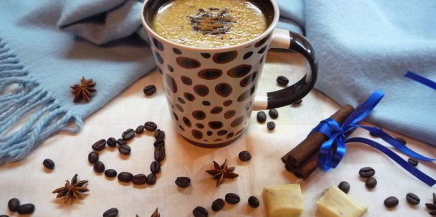 Рецепт кофе с белым шоколадом и корицей