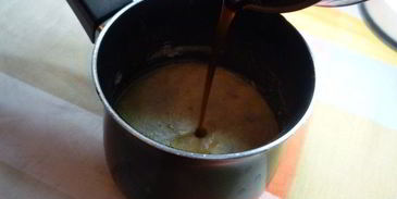 кофе с белым шоколадом и корицей