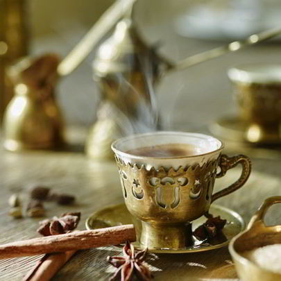 Кофе в турке с корицей