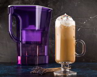 Летний лавандовый кофе