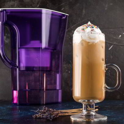 Летний лавандовый кофе