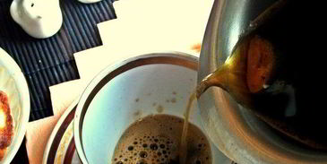 пикантный кофе с чесноком