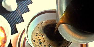 пикантный кофе с чесноком