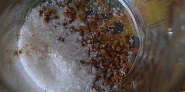 зимний кофе фраппе с корицей и имбирем