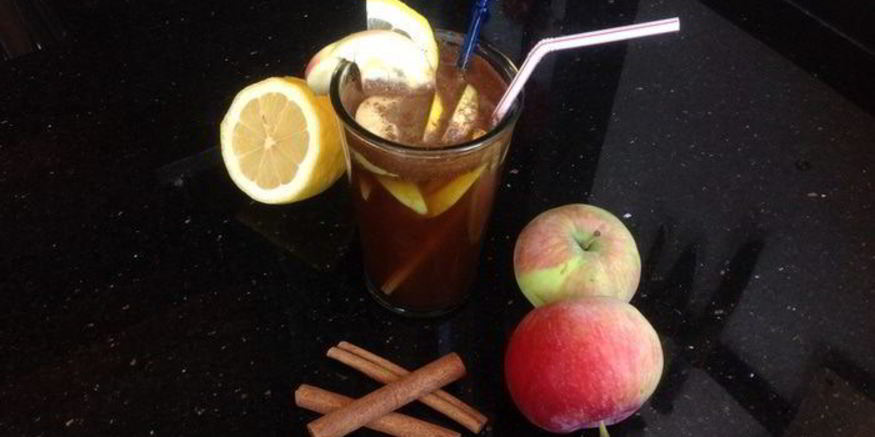 Рецепт коктейля яблочного с корицей