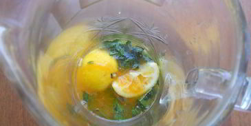 абрикосовый лимонад с мятой