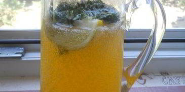 абрикосовый лимонад с мятой