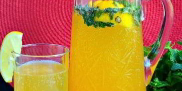 абрикосовый лимонад с мятой