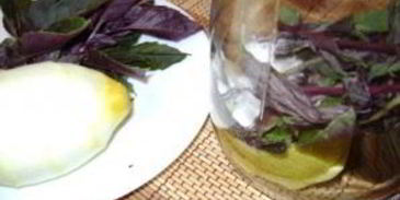 базиликовый лимонад