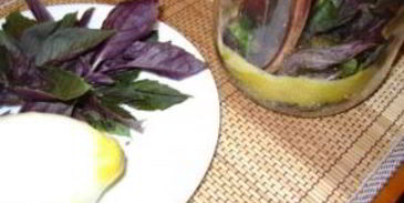 базиликовый лимонад