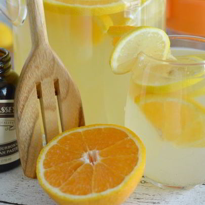 Домашний лимонад из лимона и апельсина