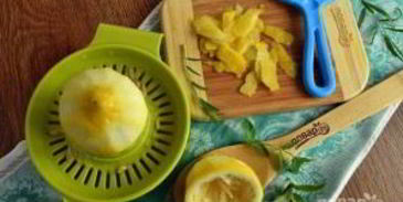 лимонад из тархуна, лимона и мяты