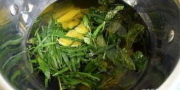 лимонад из тархуна, лимона и мяты