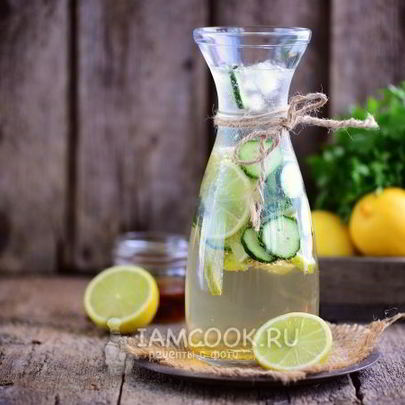 Огуречный лимонад с лаймом