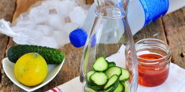 огуречный лимонад с лаймом